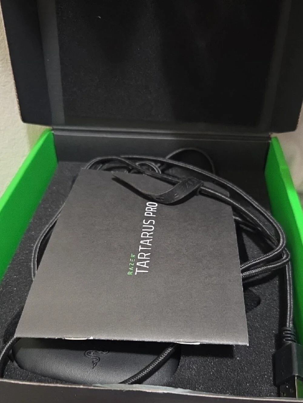 Razer Tartarus Pro RGB Black Gaming Keypad with Green Accents